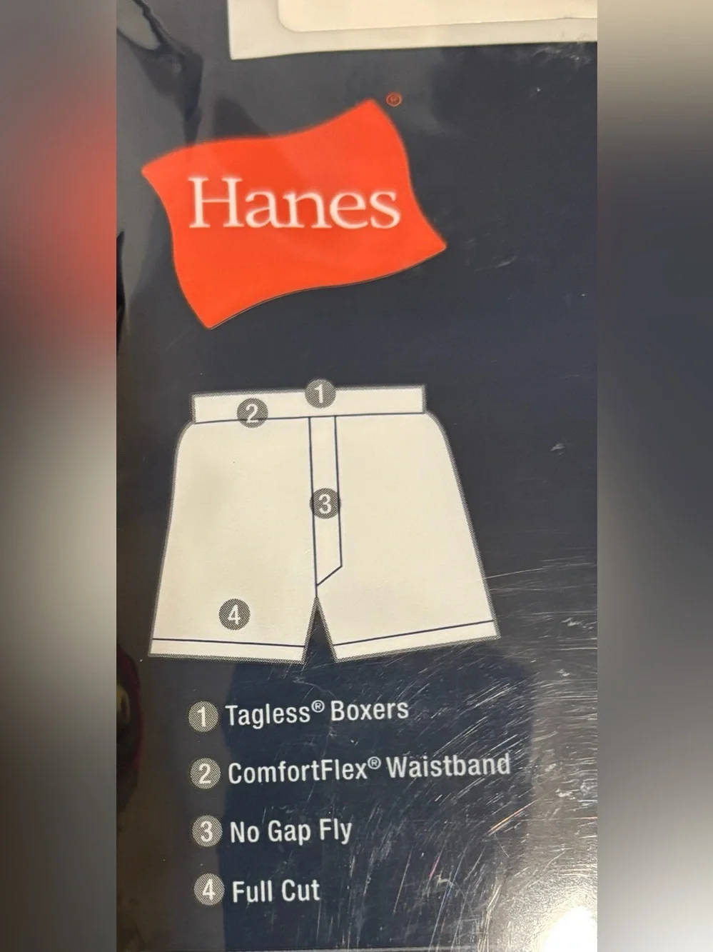 Men’s 4-pk HANES plaid boxer tag-less shorts-wicking cool fabric Med (32/34) NWT